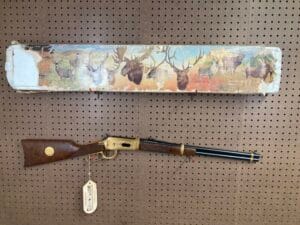 (used) Winchester 94 Antlered Game 30-30 20" Lever Action Rifle Brass/Blued/Walnut Unfired w/ Box