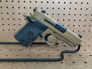 Sig Sauer P938 Emperor Scorpion 9mm 3" Semi Auto Pistol FDE